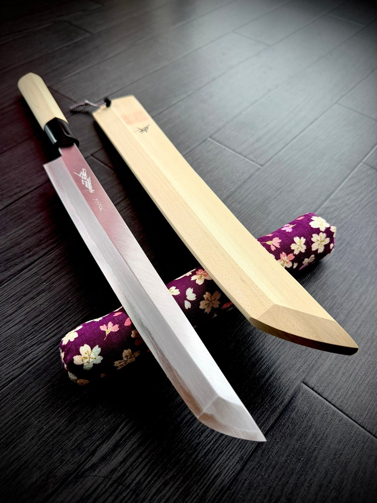 Goh Umanosuke Yoshihiro 270mm Sakimaru Takohiki - White #2 (Shirogami #2) Kasumi Finish with Saya