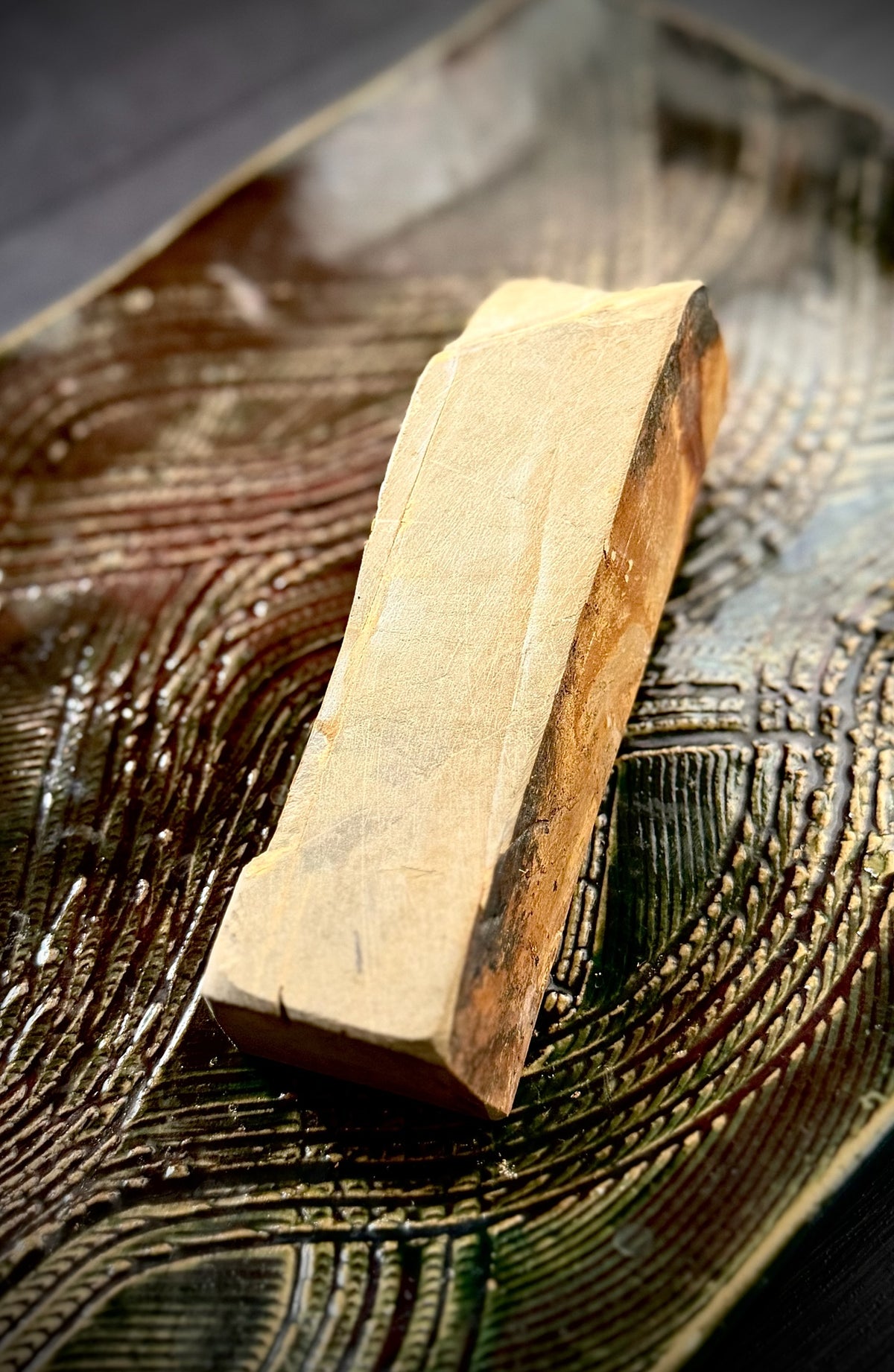 Nakayama Awasedo (Finishing Whetstone), Karasu (Crow Pattern), ※Koppa (Compact) Size 287g from Kato Mine, Kyoto