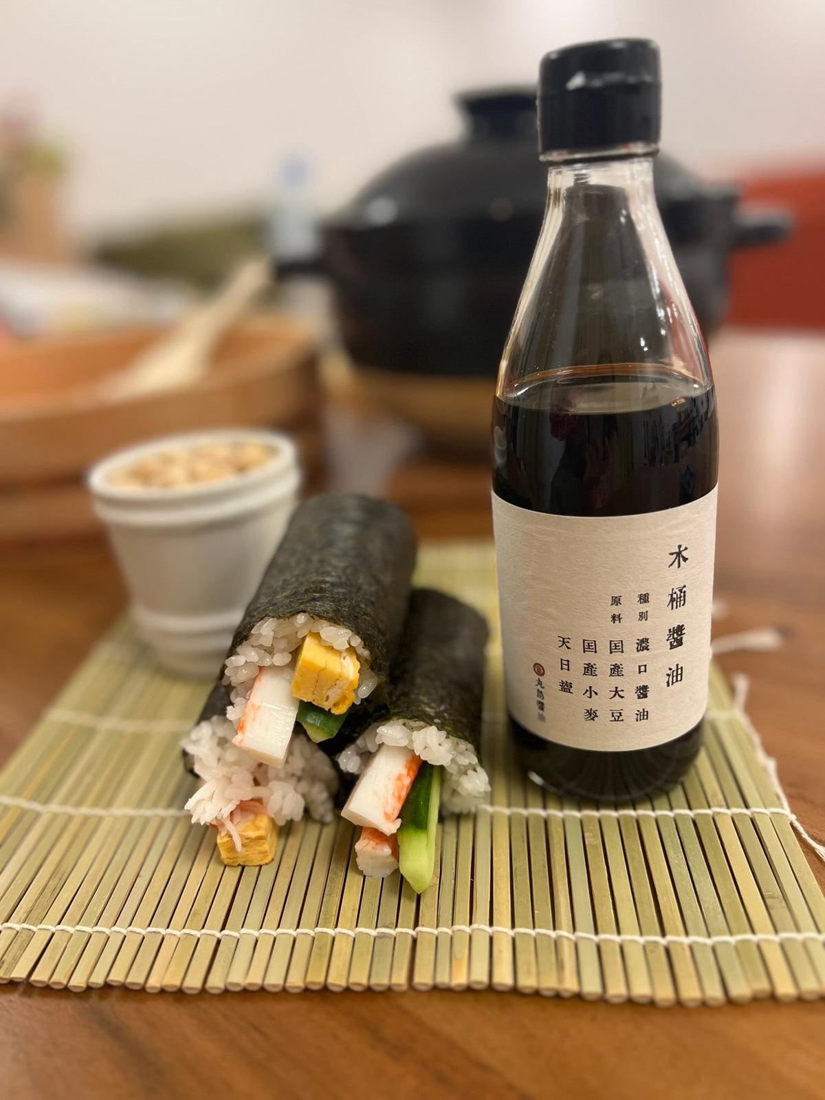 MARUSHIMA Traditional Wood Barrel (Kioke)-Aged Soy Sauce / 360ml