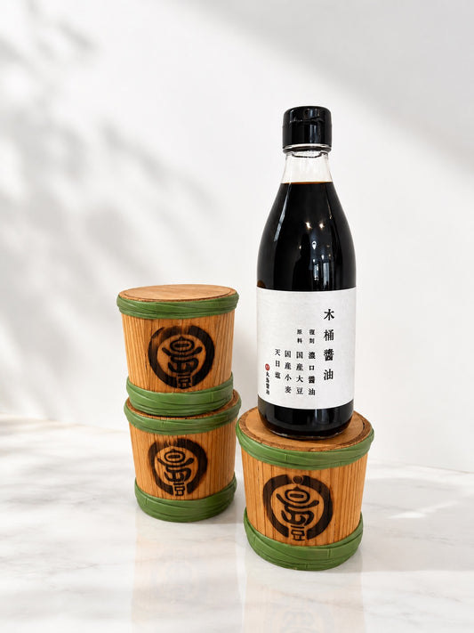 MARUSHIMA Traditional Wood Barrel (Kioke)-Aged Soy Sauce / 360ml