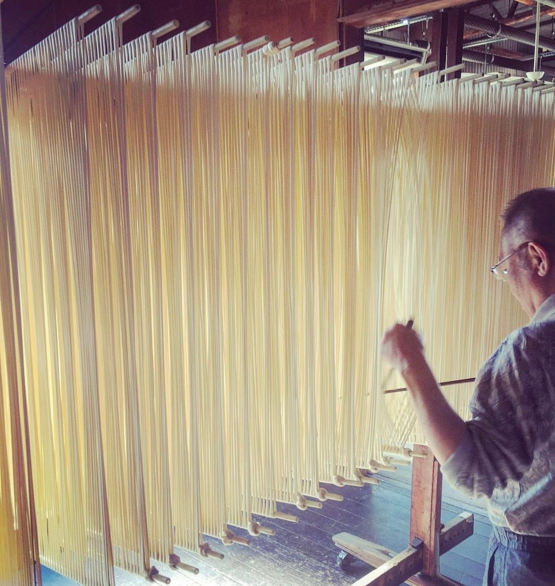 Hand-stretched Japanese Somen noodle