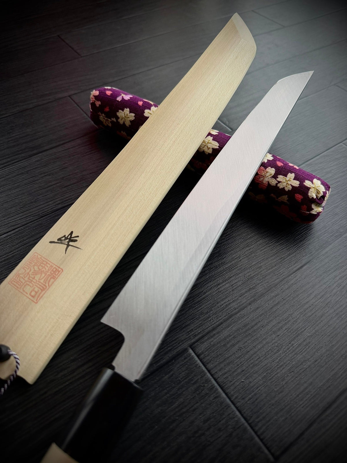 Goh Umanosuke Yoshihiro 270mm Sakimaru Takohiki - White #2 (Shirogami #2) Kasumi Finish with Saya