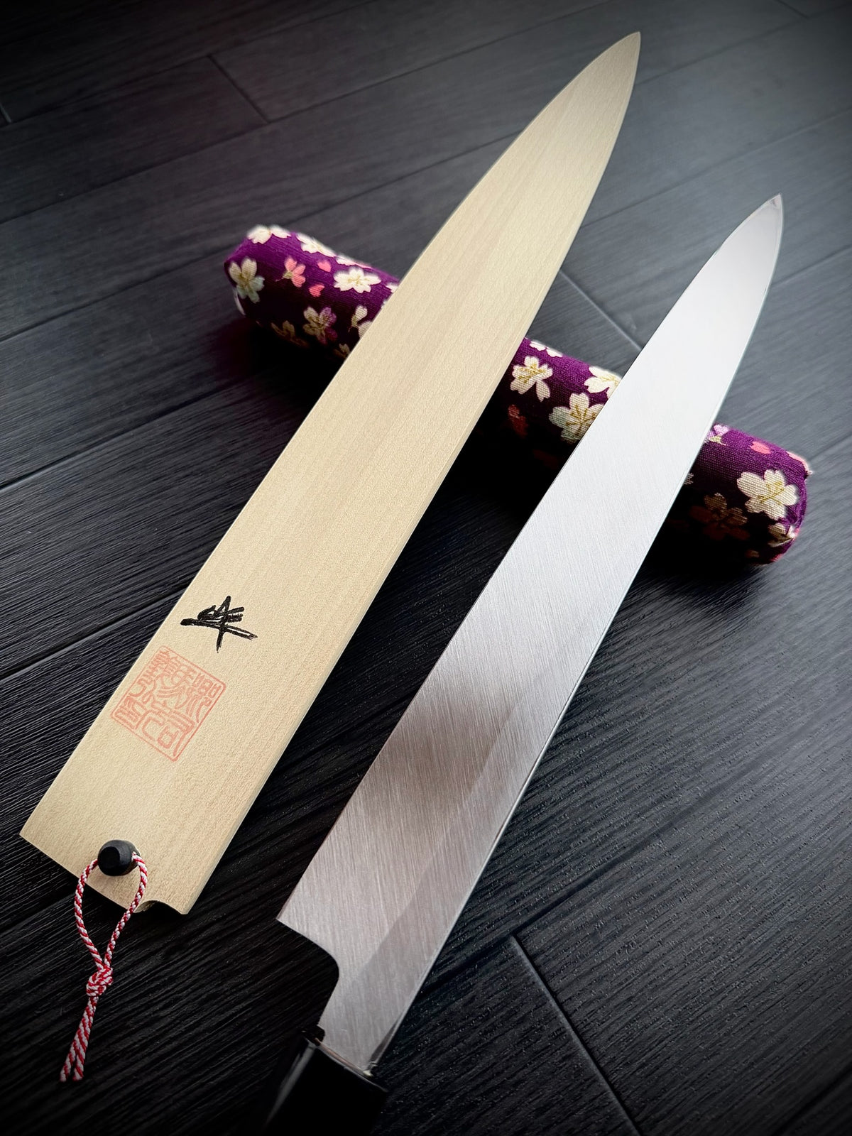 Goh Umanosuke Yoshihiro 270mm Yanagiba - White #2 (Shirogami #2) Kasumi Finish with Saya