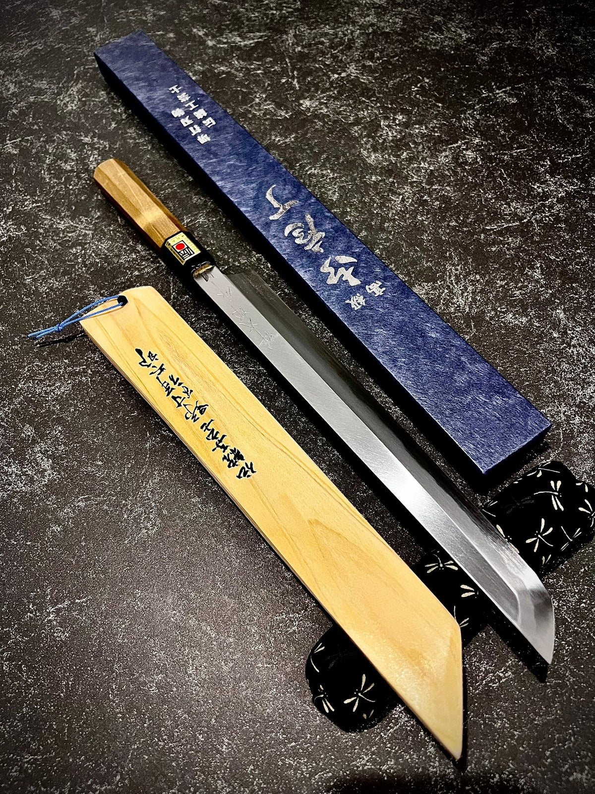 【Made to Order】Shotaro Nomura 270mm Left-Handed Sakimaru Takohiki - White #2 (Shirogami #2) Kasumi Finish with Signed Saya