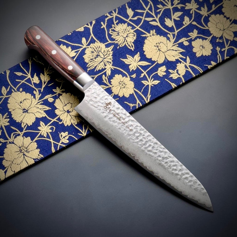 Sakai Takayuki 210mm & 240mm Gyuto - VG10 33-Layer Hammered Damascus