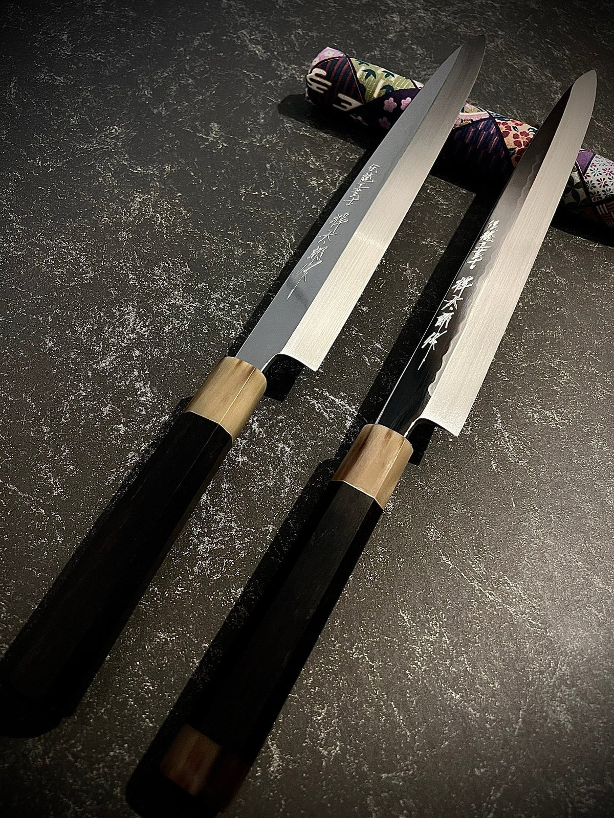 Genkai Masakuni / Shotaro Nomura Collaboration Art Work, 330mm Yanagiba, Mizu-Honyaki, White #2 (Shirogami #2) Steel